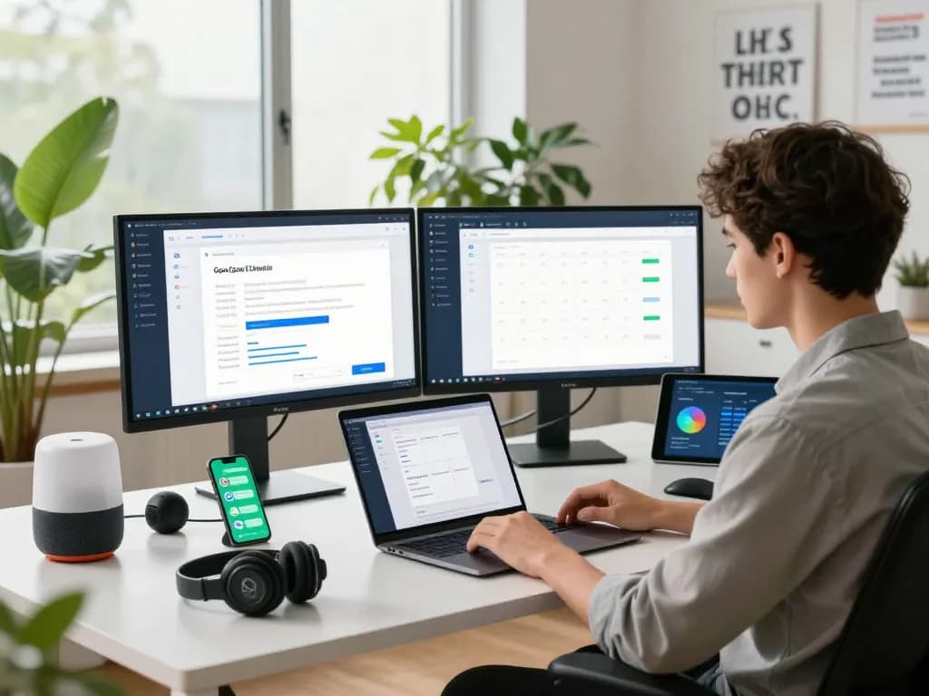 Effective workspace using Open Claw personal AI assistant for productivity and automation