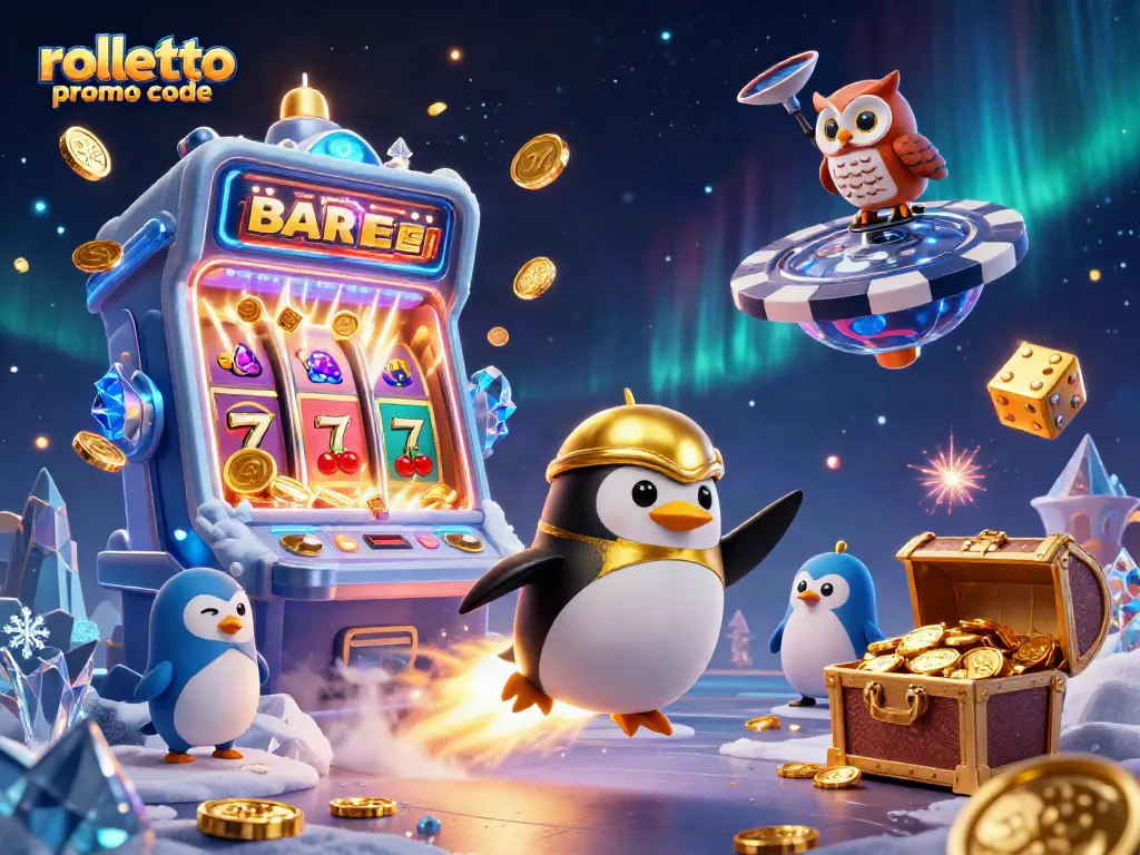 Experience exciting wins with rolletto promo code as the golden penguin launches into a vibrant casino world.