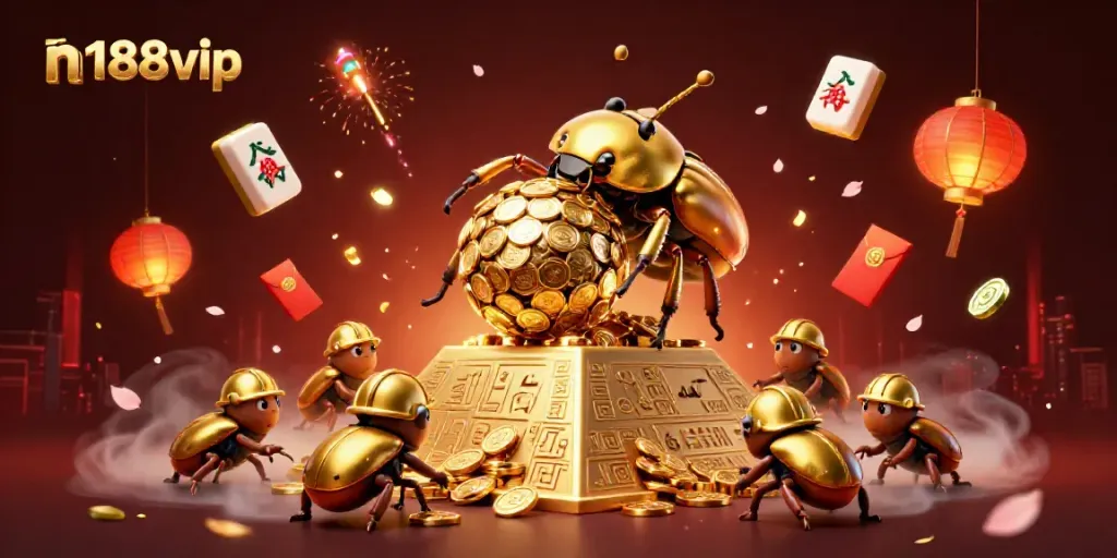 Experience n188vip's vibrant online games with 3D cartoon characters and dynamic casino elements.