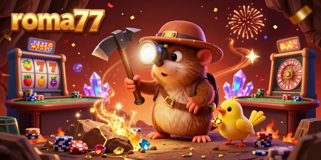 Permainan slot menggoda di atas platform roma77 dengan momen semarak dan keseruan.