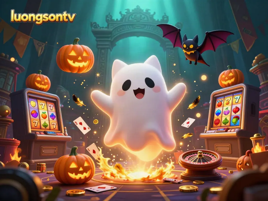 Experience live betting excitement with luongsontv's engaging casino-themed 3D illustration.