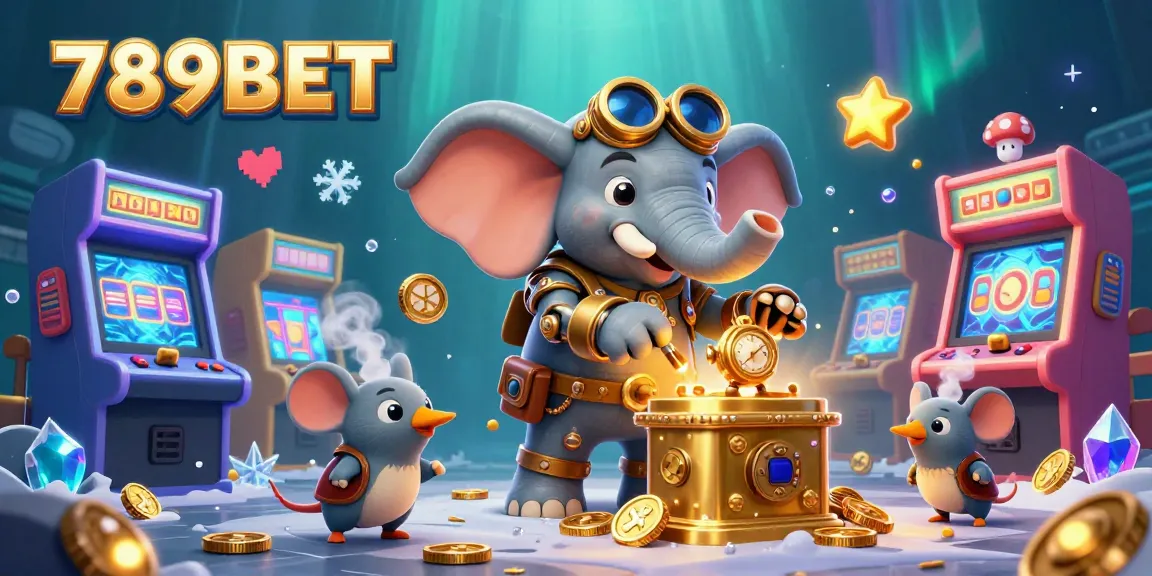 Experience the thrill of 789BET's vibrant gaming universe with colorful elements and dynamic characters.