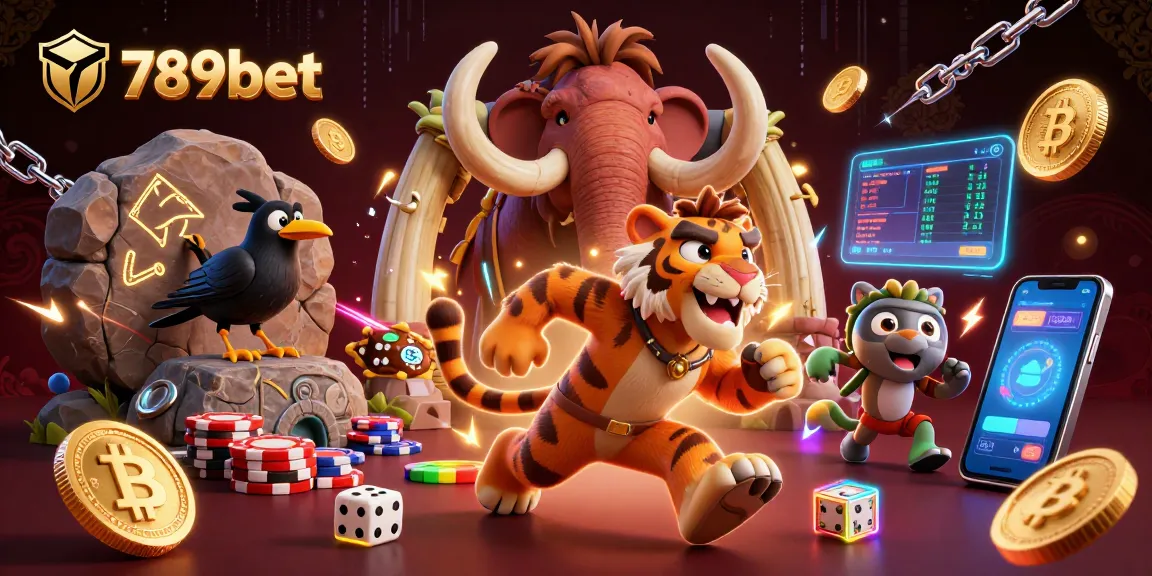 Experience exhilarating gaming with 789bet as the cartoon caveman and sabertooth run a prehistoric casino.