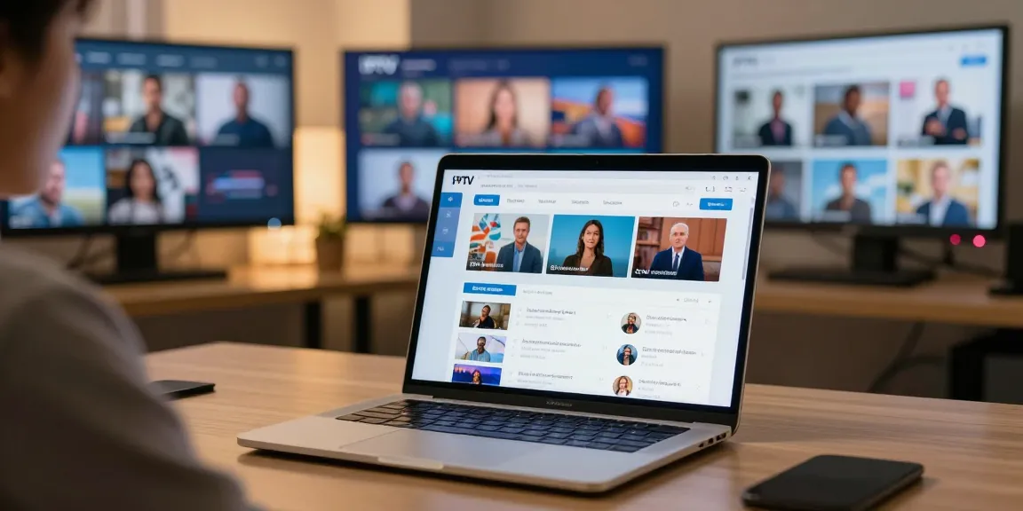 IPTV Reseller UK: Trusted provider showcasing professional services in a modern environment.