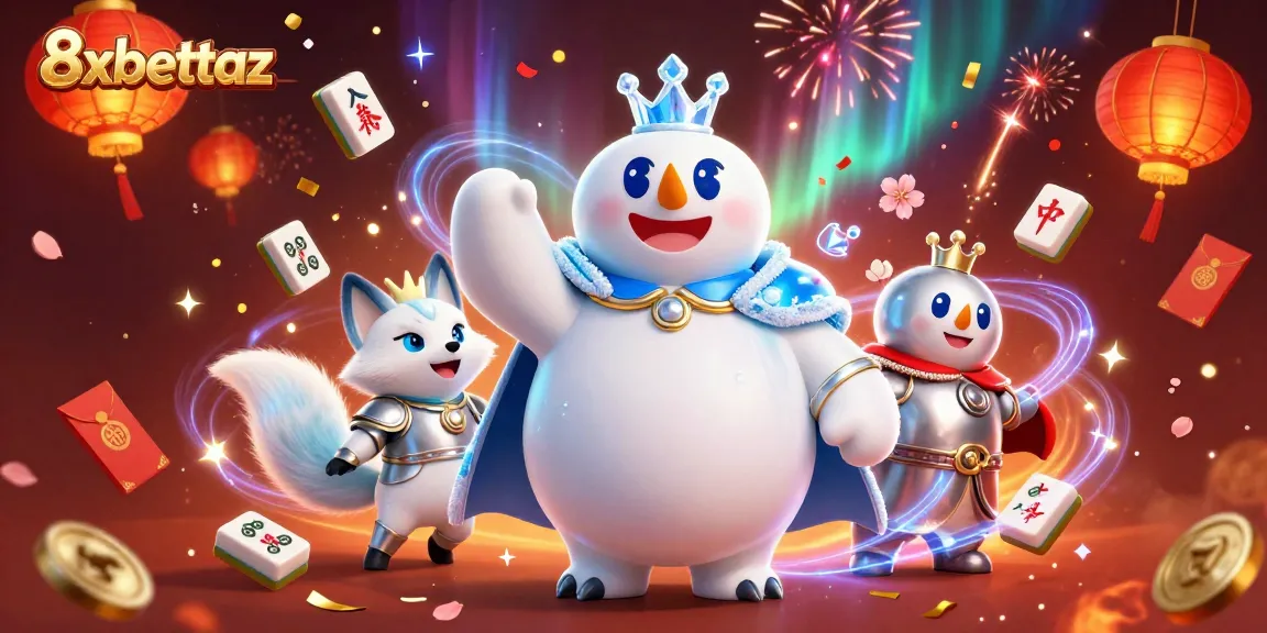 Experience the thrill of 8xbettaz with a vibrant 3D illustration featuring captivating casino elements.