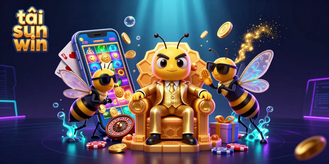 Experience excitement and win big in slots with tải sun win, featuring vibrant casino elements.